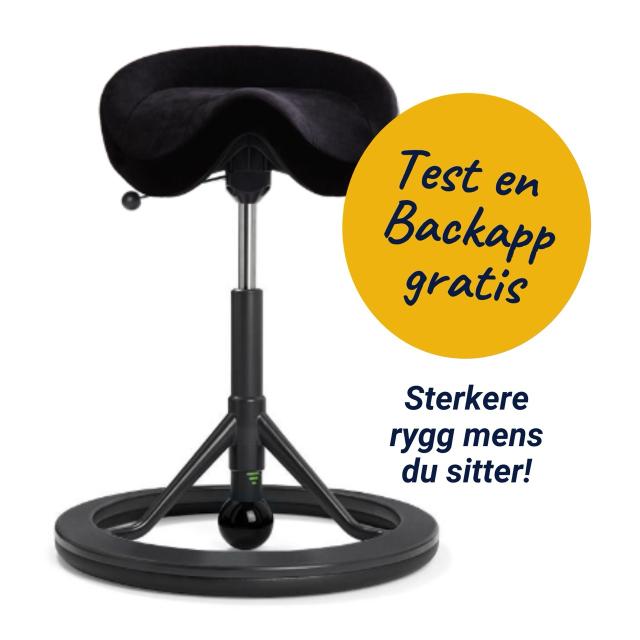 Gratis prøvestol i 7 dager, Backapp Smart