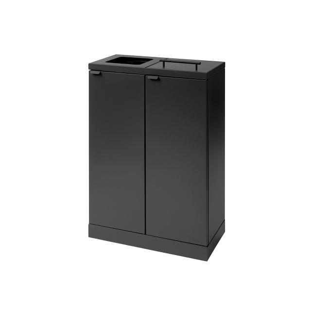 Bica 874 Avfallssortering2x65L Løftelokk/åpnet innkast Antr