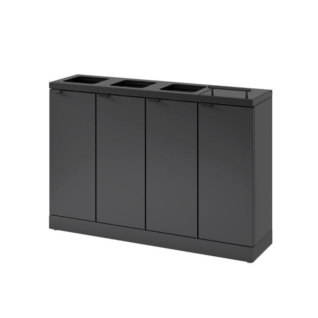 Bica 883 Avfallssortering 4x45 L Løftelokk/åpne