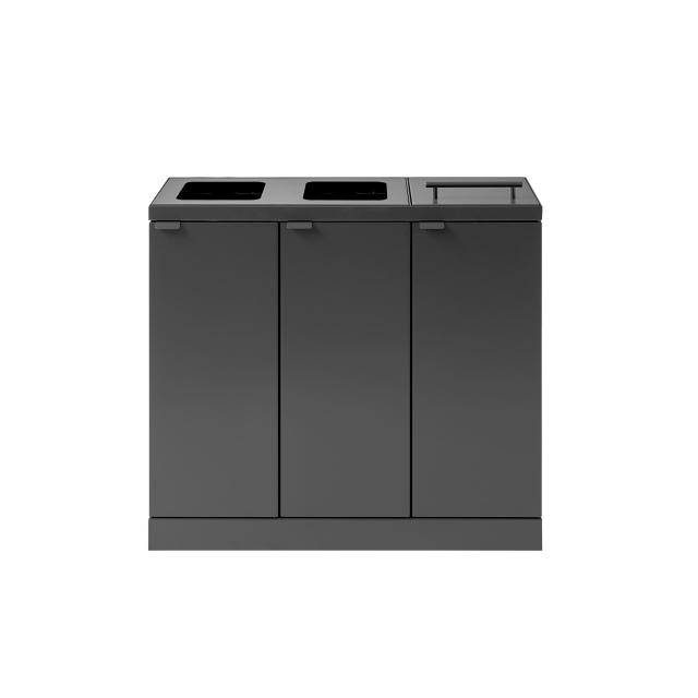 Bica 887 Avfallssortering 3x45 L Løftelokk/åpen