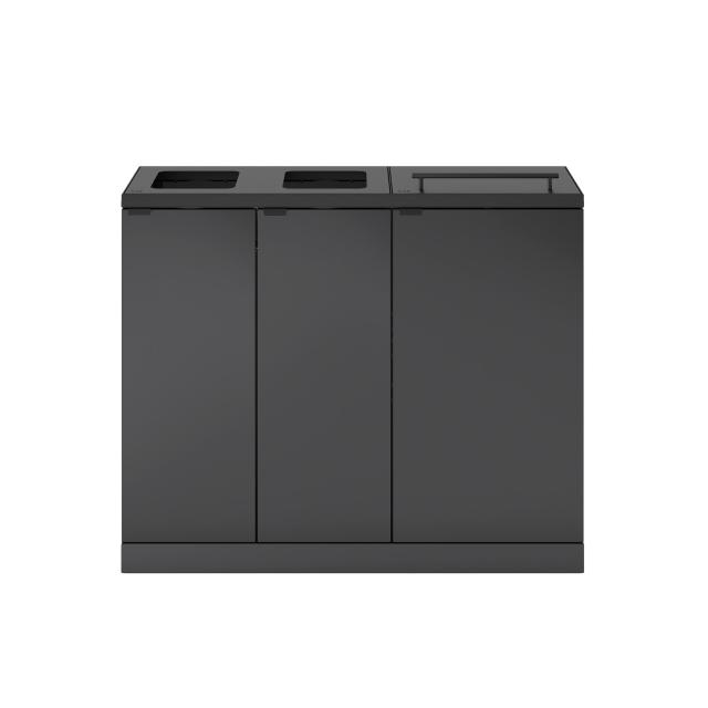 Bica Avfallssortering 2x65 + 2x45 L med hyller og lokk Antr