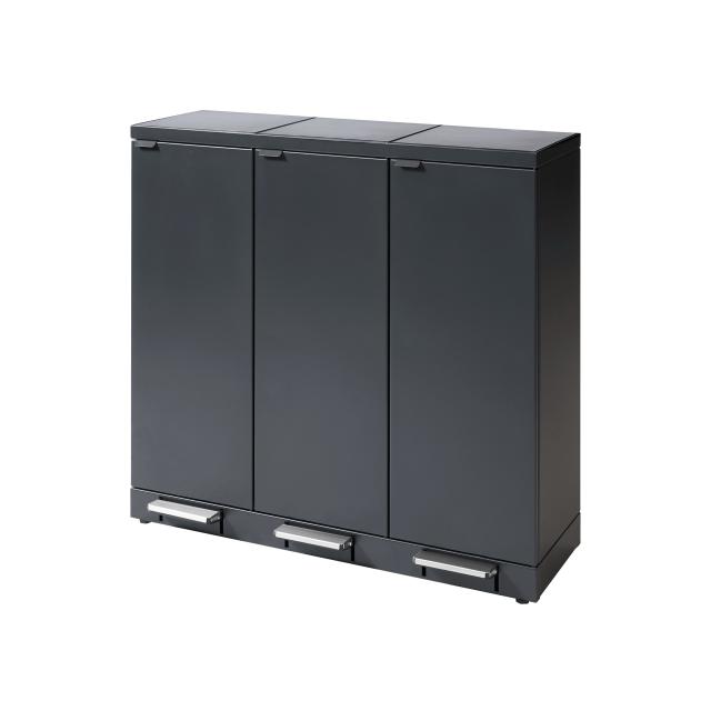 Bica 976 Avfallssortering 3x65 L Fotpedaler Antr