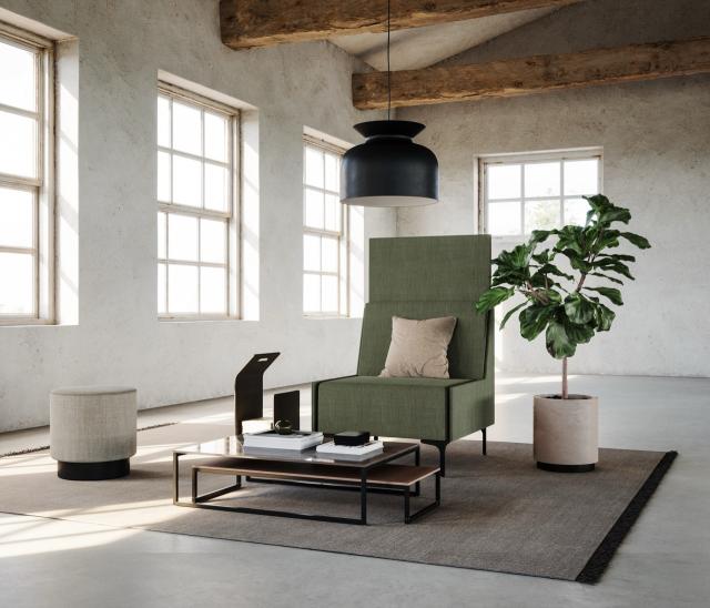 Highland Café Module Chair High Back Rino