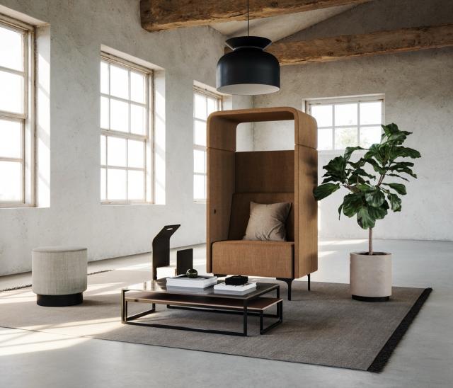 Highland Café Acoustic Chair With Roof Rino