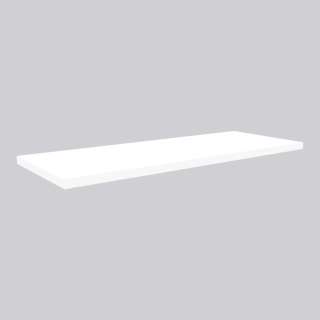 Hylle hvit melamin 1600x300 mm