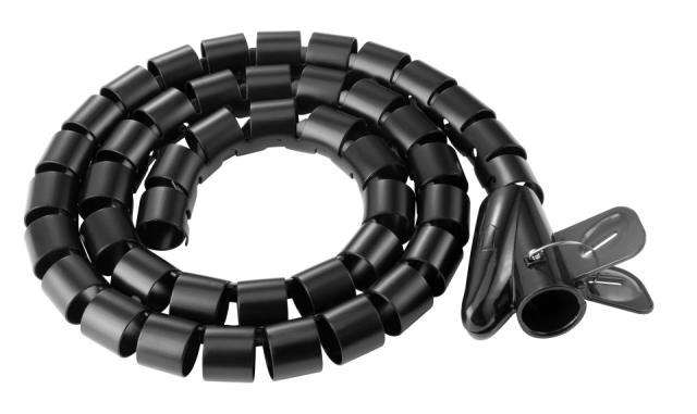 AiC Kabelstrømpe Spiral 1,0m, Sort