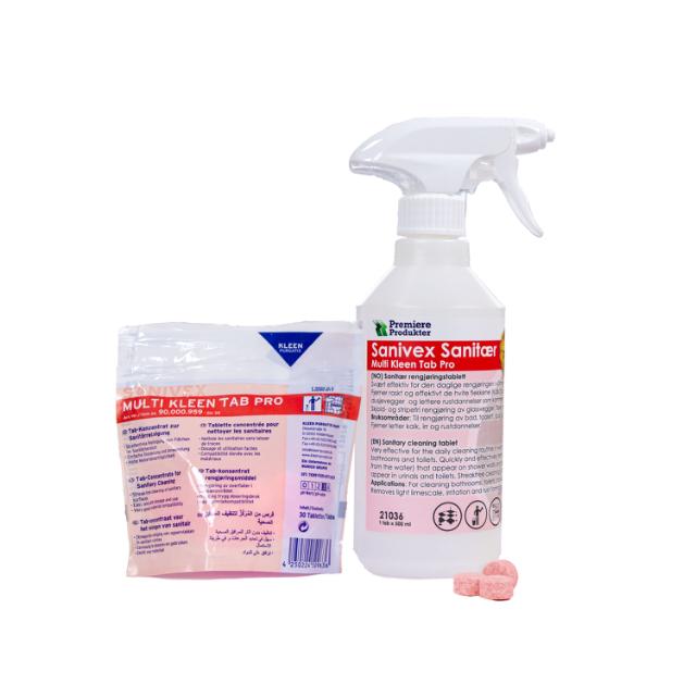Sanivex Sanitær multi kleen tab *pose a 30x3gr tabletter