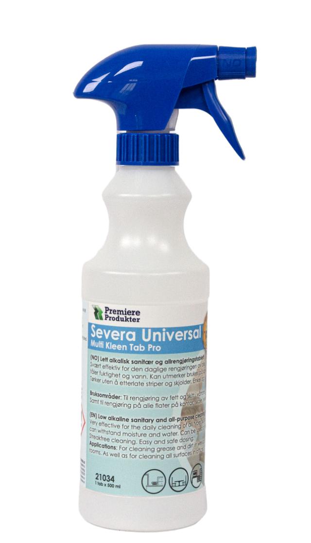 Severa Universal tom Refill flaske 0,5lt