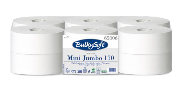Toalettpapir Jumbo mini 170 -Premium. 2-lag  *krt a 12 rl.