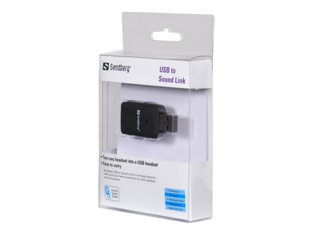 USB to Sound Link, Black