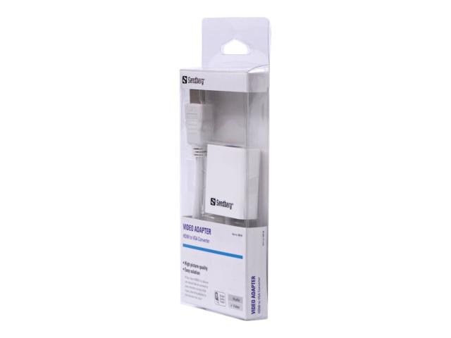HDMI to VGA Converter, White