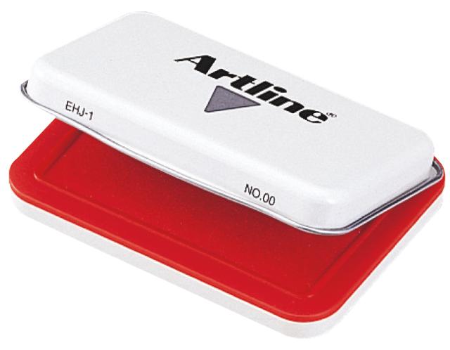 Artline Stempelpute NO.00 40x63mm Rød