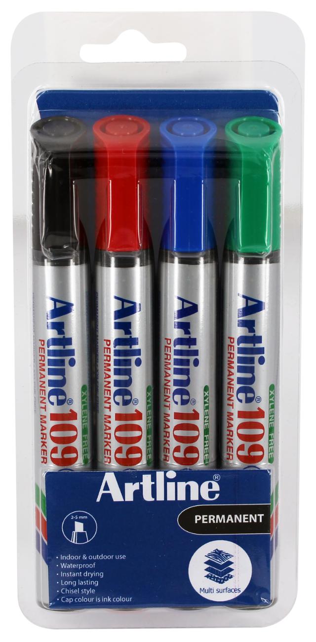 Permanent Marker Artline 109 5.0 4/set