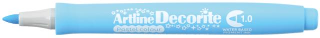 Artline Decorite Rund 1mm Pastell Blå