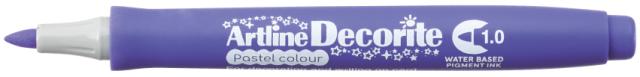 Artline Decorite Rund 1mm Pastell Lilla