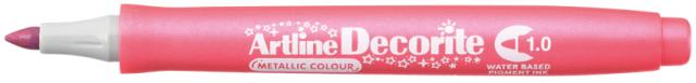 Artline Decorite Rund 1.mm Metallic Rosa