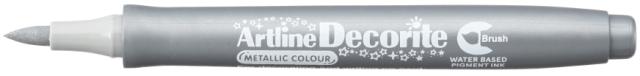 Artline Decorite Brush Sølv