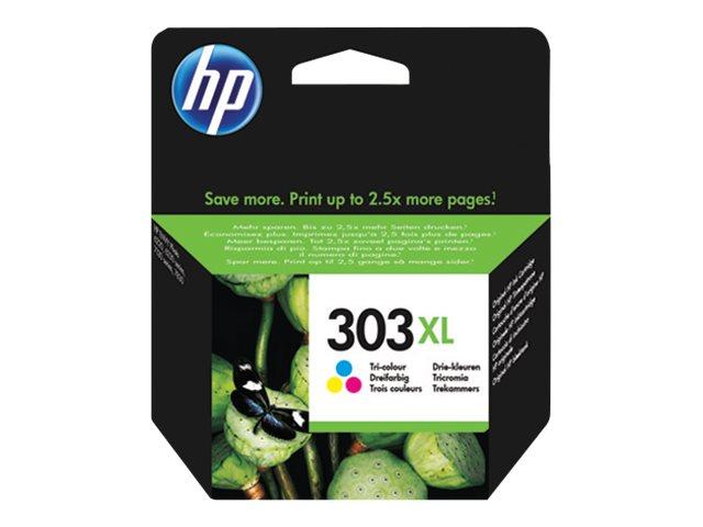 HP 303XL High Yield Tri-color Ink Cart.