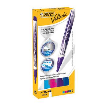 BIC Velleda Whiteboard Fashion 4/s