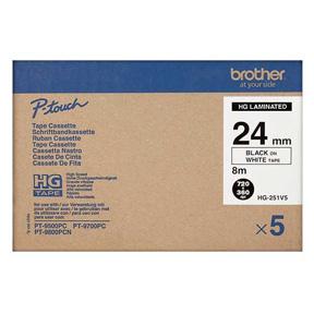 BROTHER HG251 tape 24mmx8m 5PK