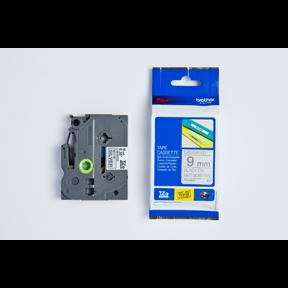 BROTHER TZEM921 black/silver 9mm 8m