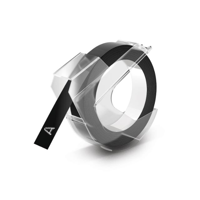 Dymo Teip Embosser 9mmx3m sort