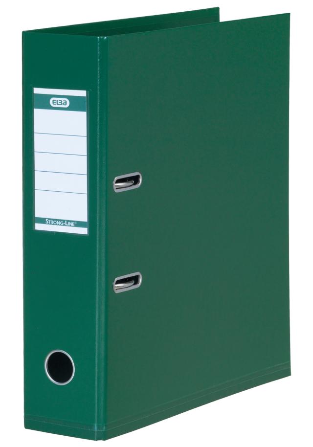 Brevordner Strong-Line A4 80mm Grønn