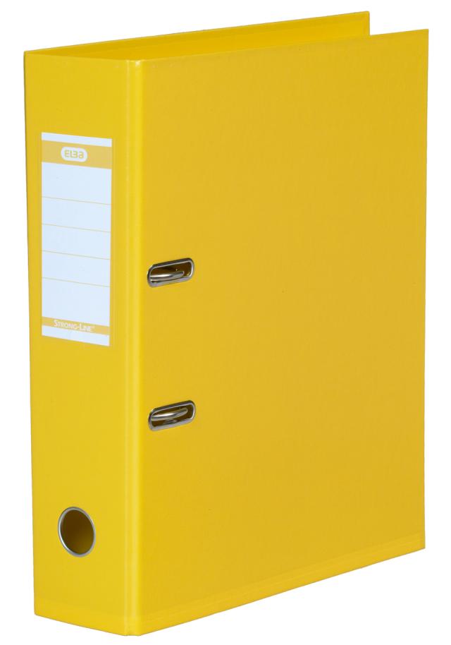 Brevordner Strong-Line A4 80mm Gul