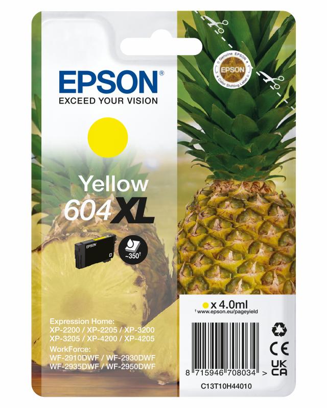 EPSON Singlepack Yellow 604XL Ink