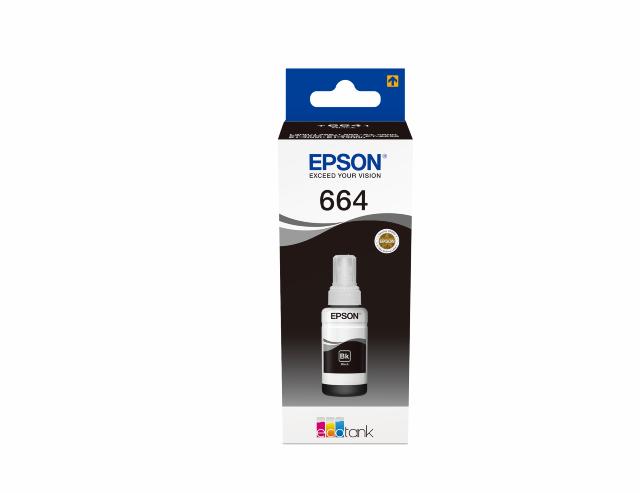 EPSON T6641 ink cartridge black 70ml (A)