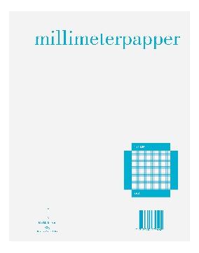 Esselte Millimeterrutet Papir A4 1x1mm 50 ark