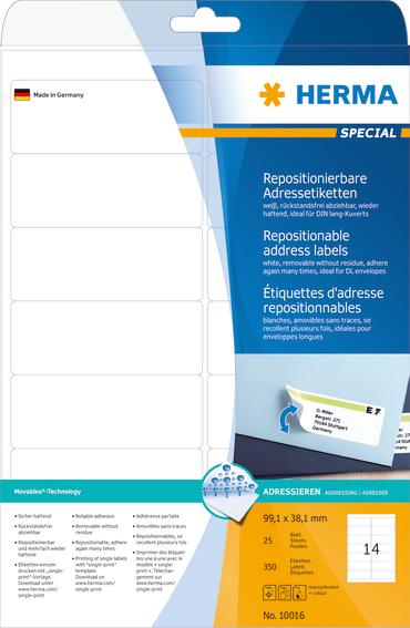 Herma Etiketter Movables 99,1x38,1 (25)