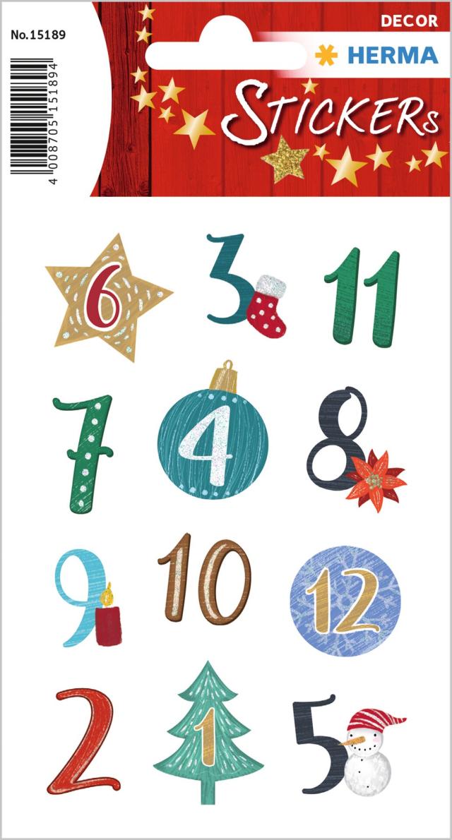 Herma Klistremerker Christmas juleetiket 1-24 (2)