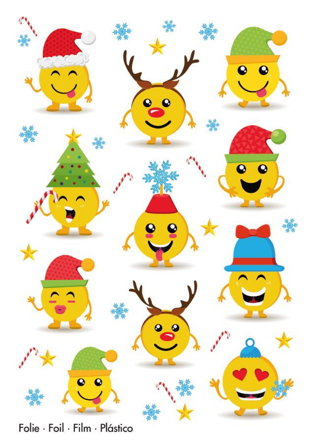 Herma Klistremerker Magic jule emojis (1)