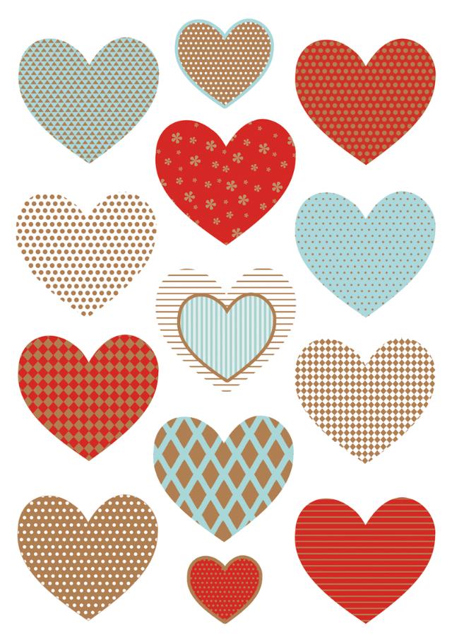HERMA Klistremerker Magic Valentine hjerter (1)