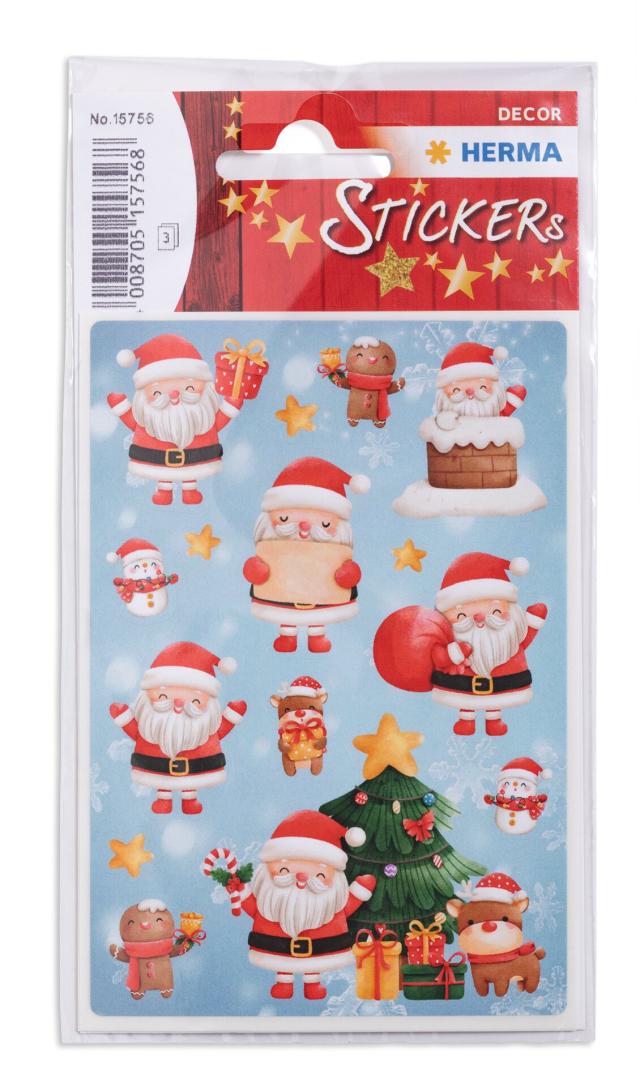Herma stickers Decor christmas Santa Claus (3)
