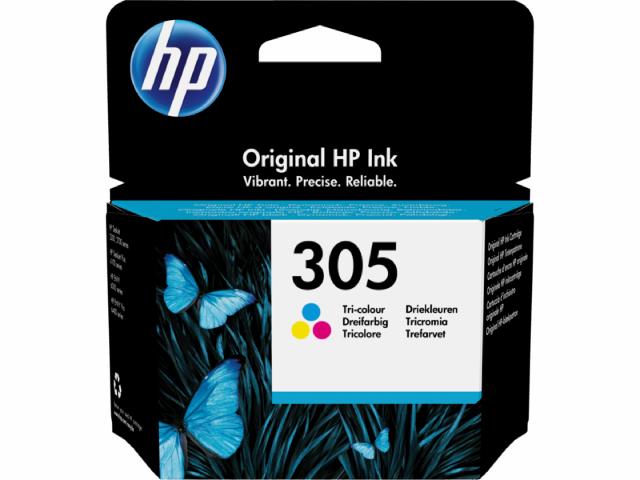 HP 305 Tri-color Original Ink Cartridge