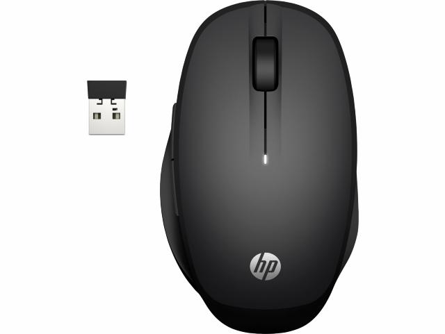 HP Dual Mode Black Mouse, Black (Consumer)