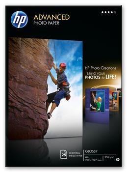 HP Advanced Photopaper glossy A4 25sheet