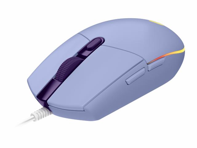 LOGI G203 Lightsync Gaming Mouse LILAC
