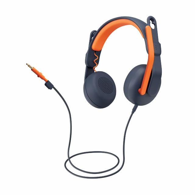 Logitech Zone Learn On Ear AUX, Klassisk Blå (EDU)