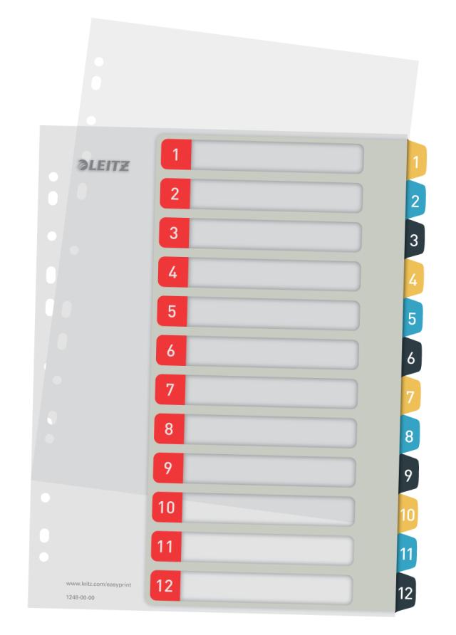 Register PP A4+ 1-12 Leitz Cosy