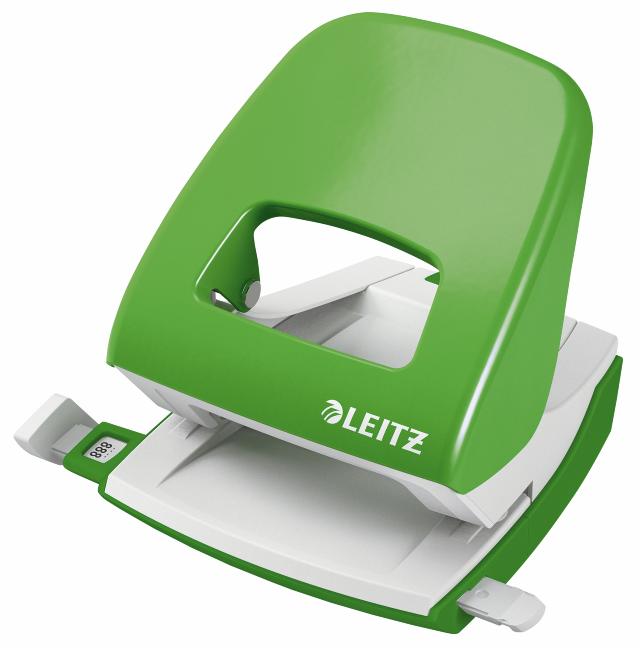 Leitz Hullemaskin  5008 2-hull/30 ark lys grønnn