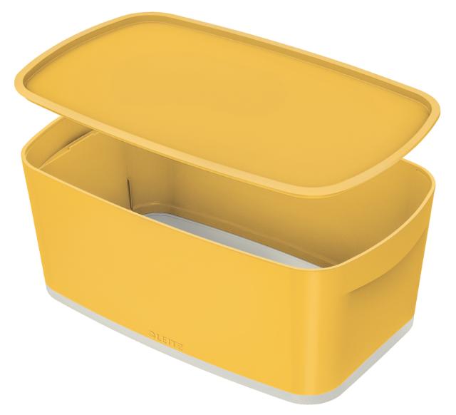 Storage MyBox Small with Lid Cosy Yellow