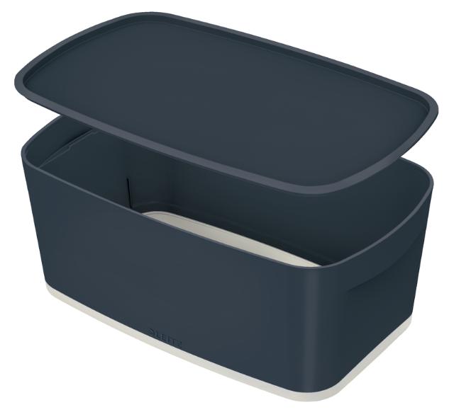 Storage MyBox Small with Lid Cosy V.Grey