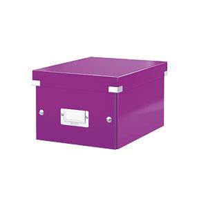 Leitz Oppbevaringsboks Click&Store S WOW lilla