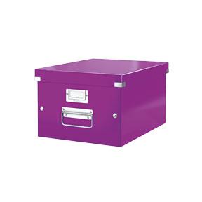 Leitz Oppbevaringsboks Click&Store M WOW lilla