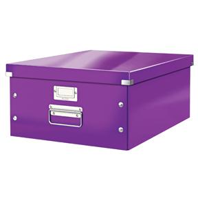 Leitz Oppbevaringsboks Click&Store L WOW lilla