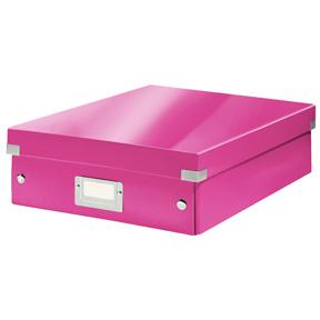 Leitz Sorteringsboks Click&Store M WOW rosa