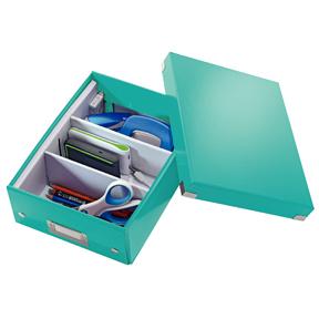Leitz Sorteringsboks Click&Store M WOW isblå